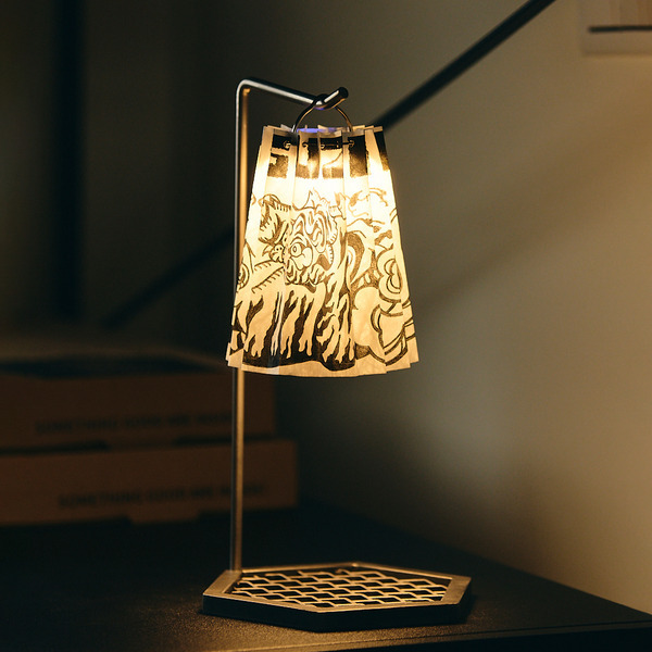 TETSUZAN - 【新品上市】燈籠紙燈罩〈阿吽之虎〉