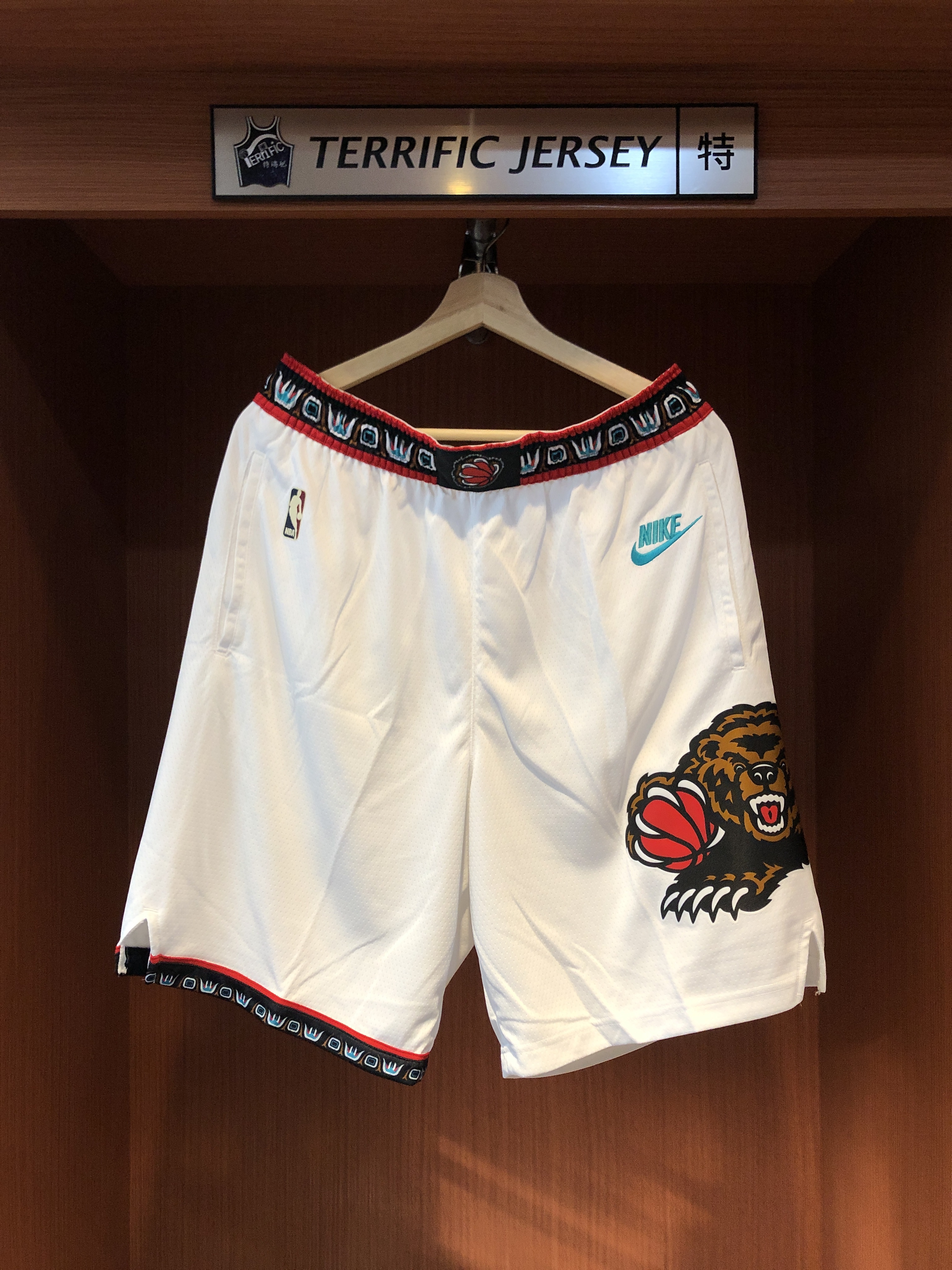 NBA球褲 Memphis Grizzlies 曼菲斯灰熊復古球褲 HWC Nike Swingman Shorts 球迷版 有口袋 全新
