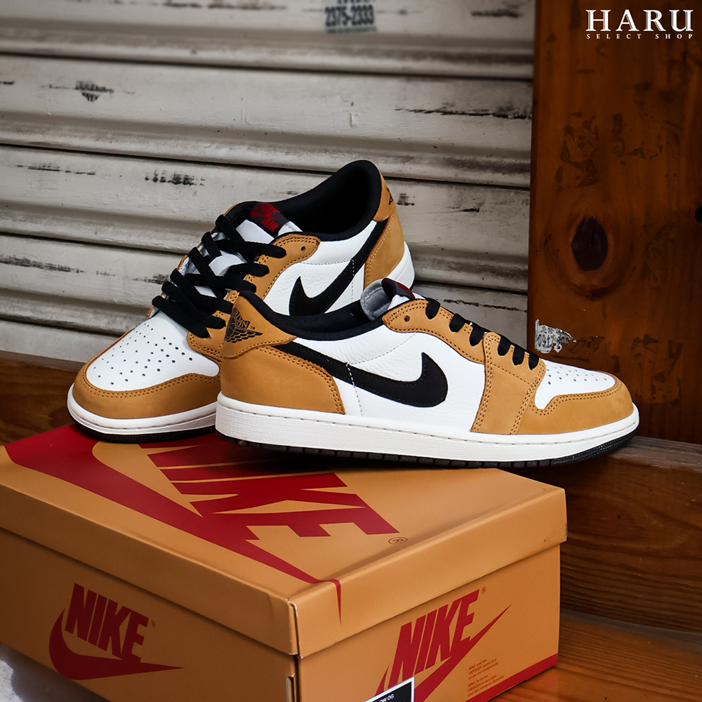 Nike Air Jordan 1 Low OG “Rookie of the Year” 最佳新秀 卡其 白黑 AJ1 籃球 復古休閒鞋 CZ0790-107