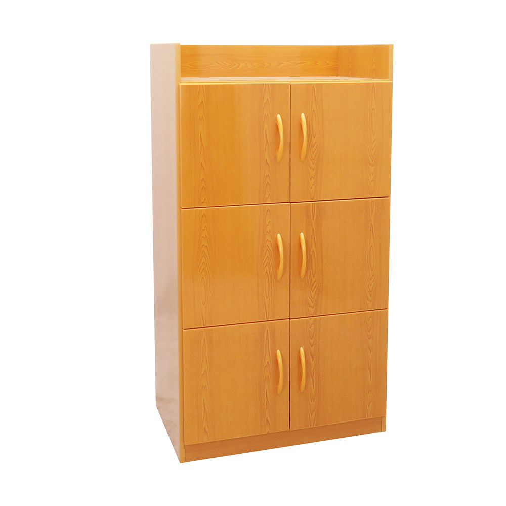 2.1尺六門防水塑鋼多功能收納櫃/置物櫃(四色可選)