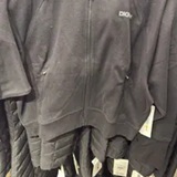 [S] DKNY BLACKM INI STUD FULL ZIP HOODIE, DP4J9560-BLK (SD1337)