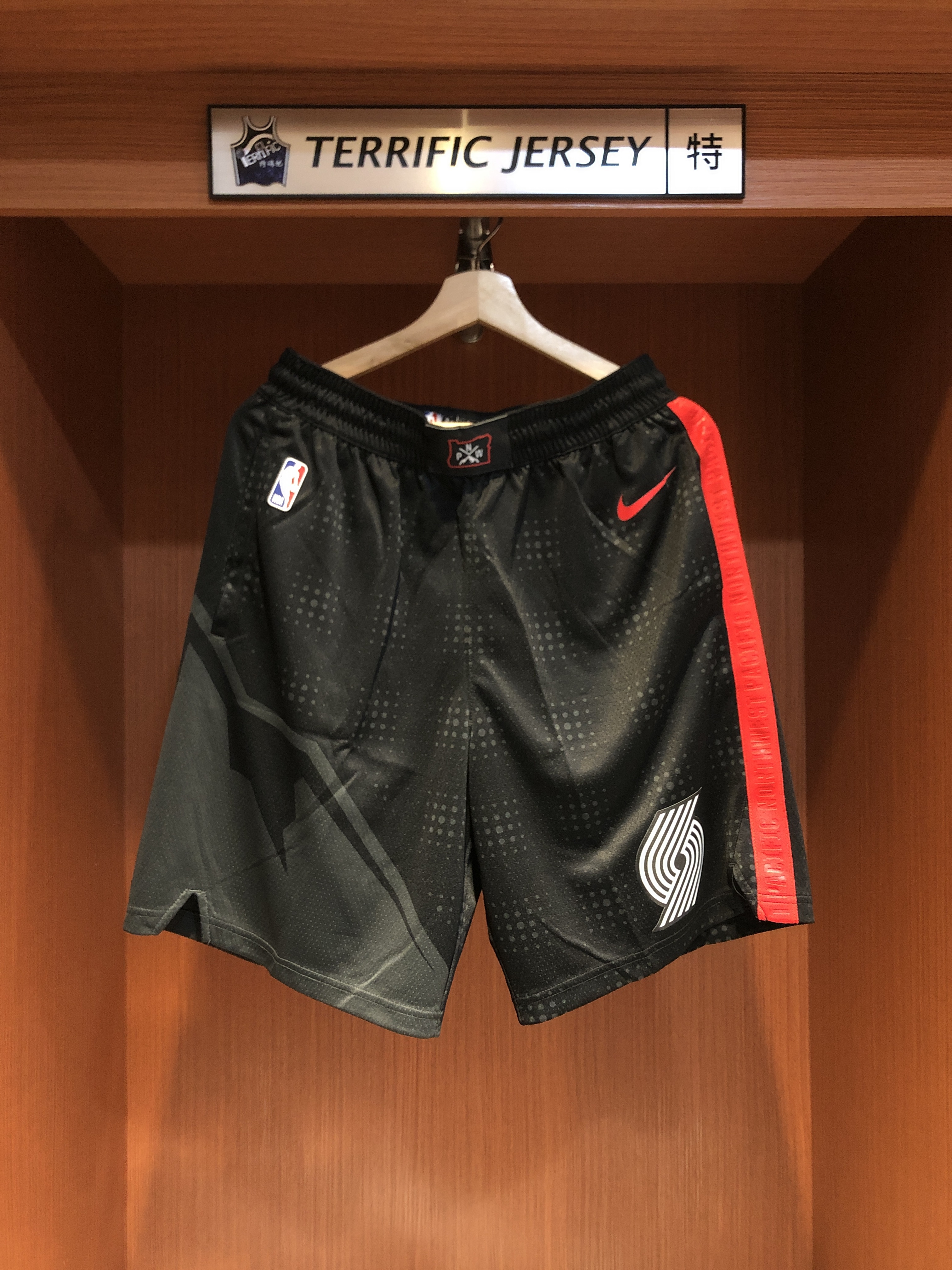 NBA球褲 Portland Trail Blazers 波特蘭拓荒者城市球褲 City Nike Swingman Shorts 球迷版 有口袋 全新