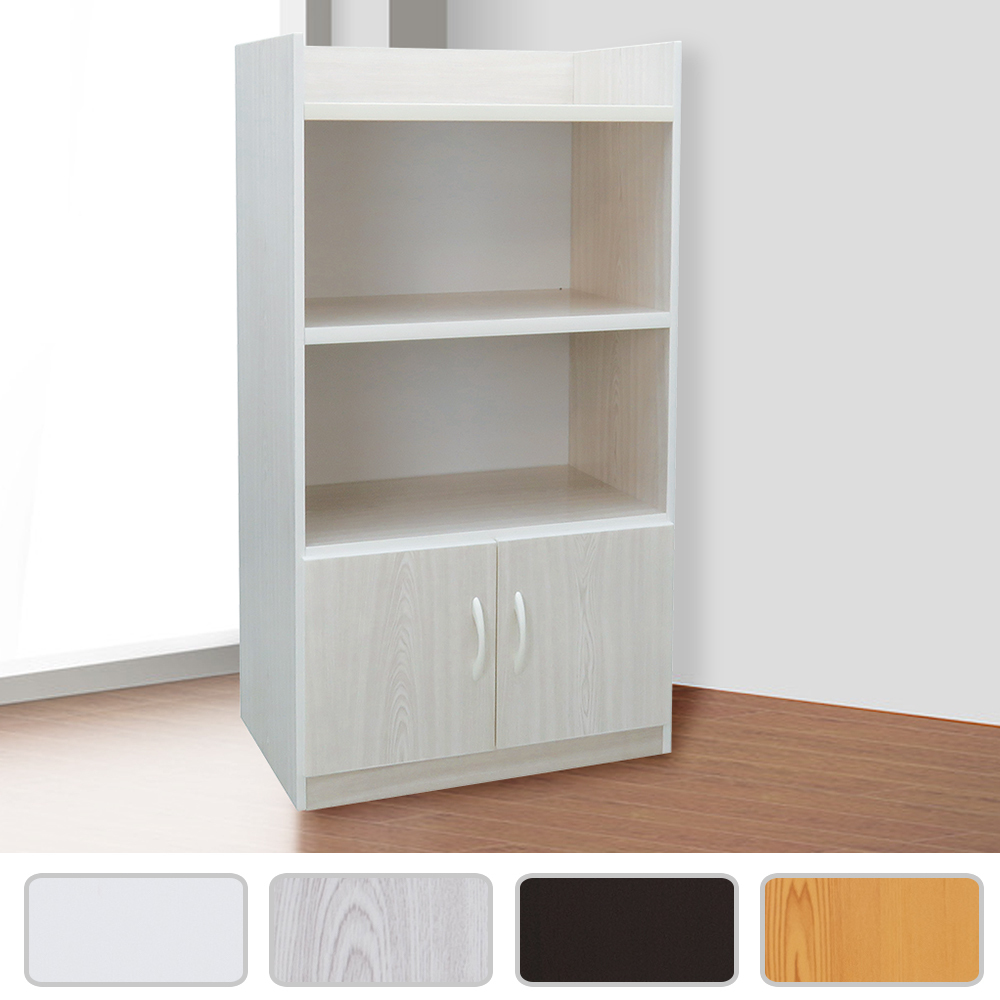 2.1尺二門二格防水塑鋼多功能收納櫃/置物櫃(四色可選)