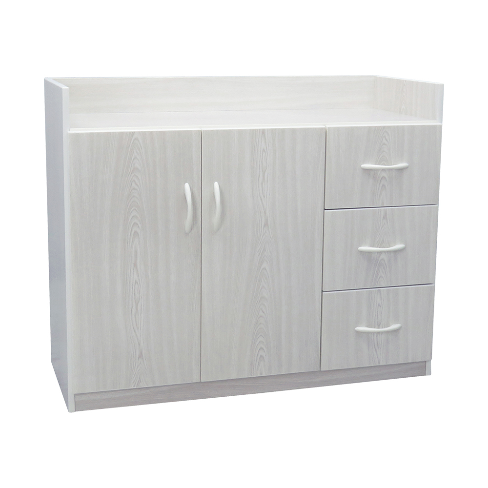 3.2尺二門三抽防水塑鋼多功能收納櫃/置物櫃(四色可選)