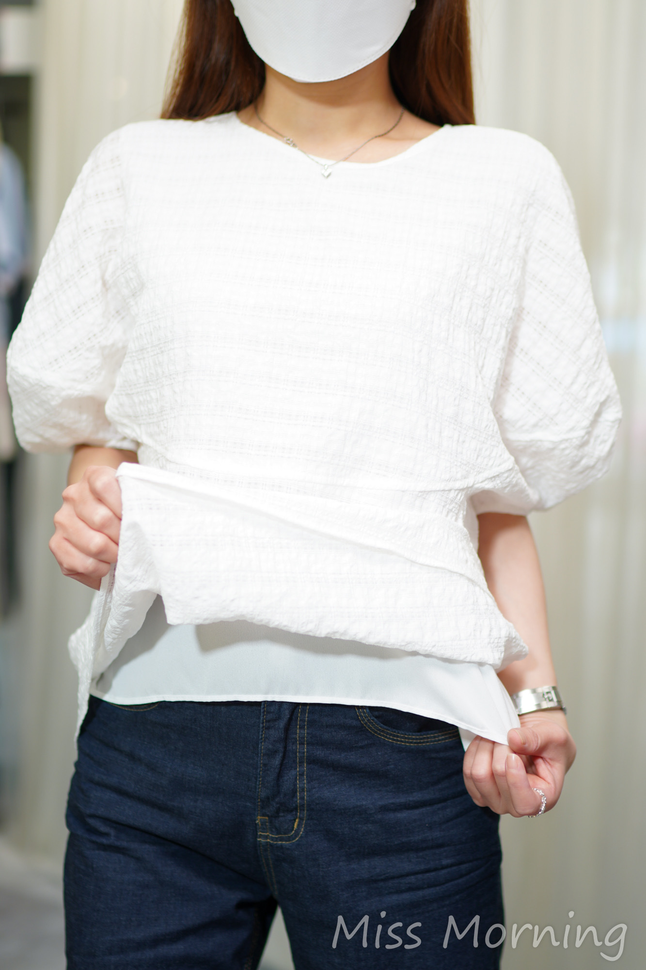 高質靚cut格紋上衣(14605)