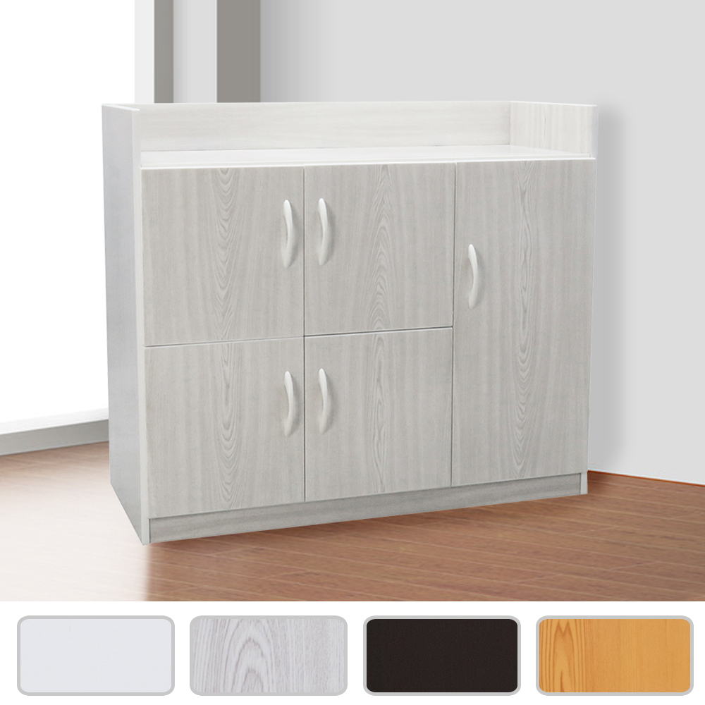 3.2尺五門防水塑鋼多功能收納櫃/置物櫃(四色可選)