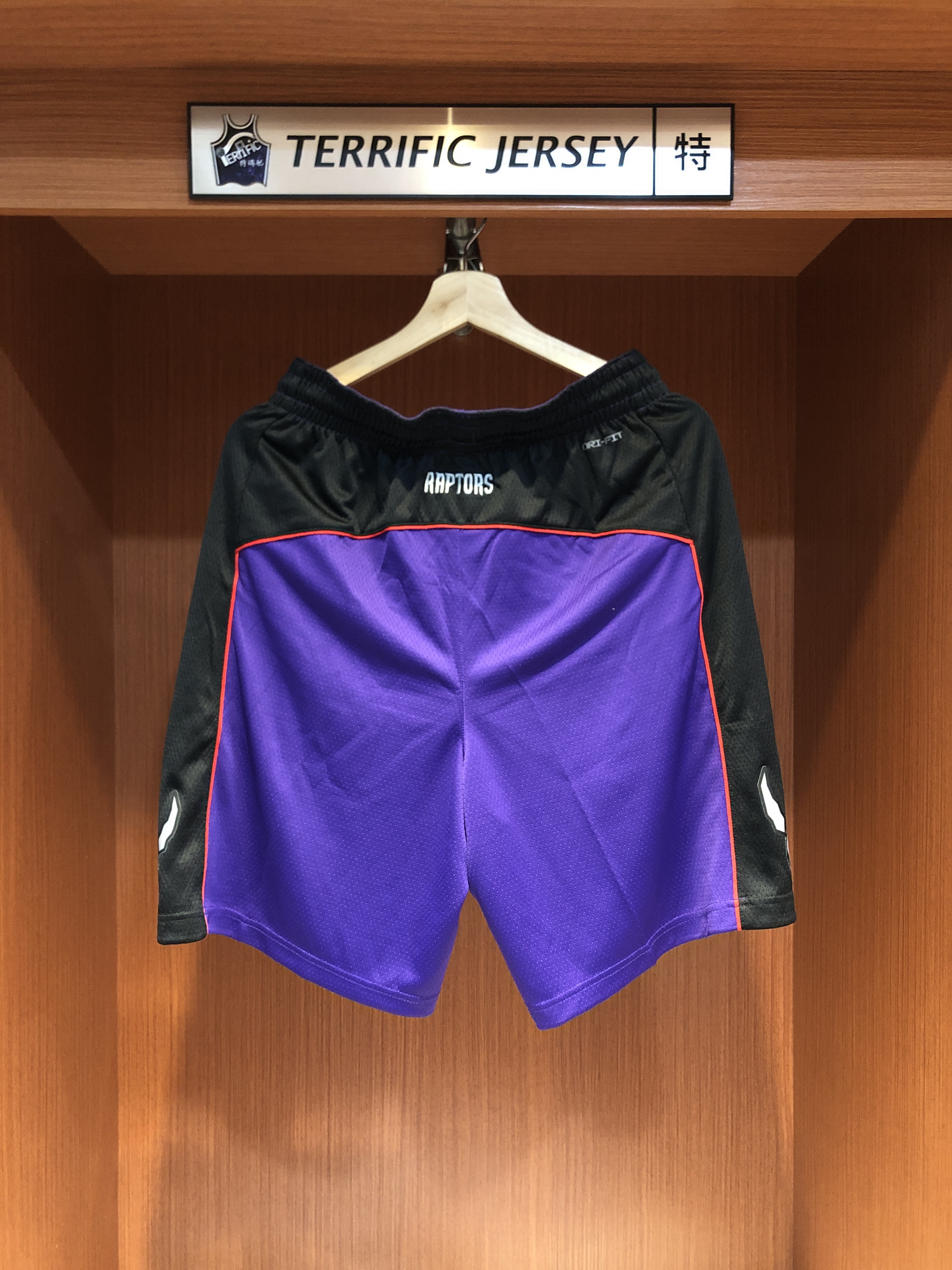 NBA球褲 Toronto Raptors 多倫多暴龍復古紫球褲 HWC Nike Swingman Shorts 球迷版 有口袋 全新