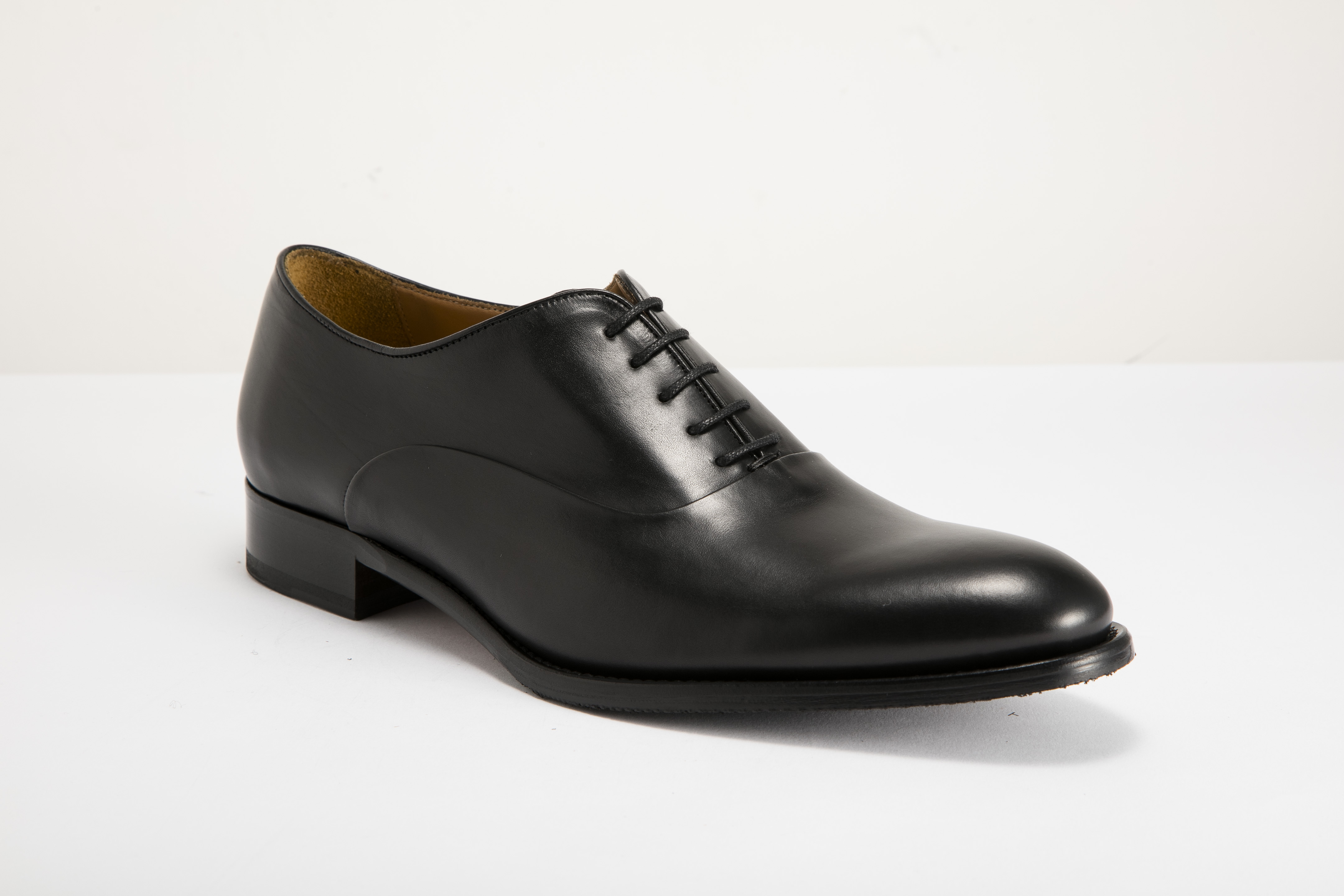 Mario Fagni - 男裝無飾牛津鞋 2614 MUSA PARMA LEATHER-BK