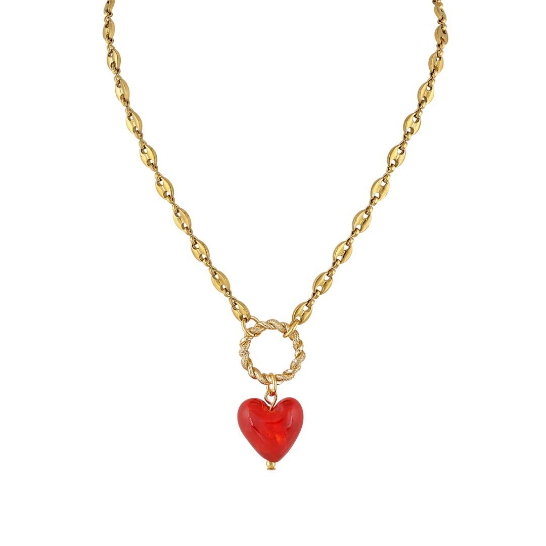 1MY1122-079 MAYOL 希臘全人手製飾品 Owner Of A Lonely Heart Necklace Gold (A-K11-E)