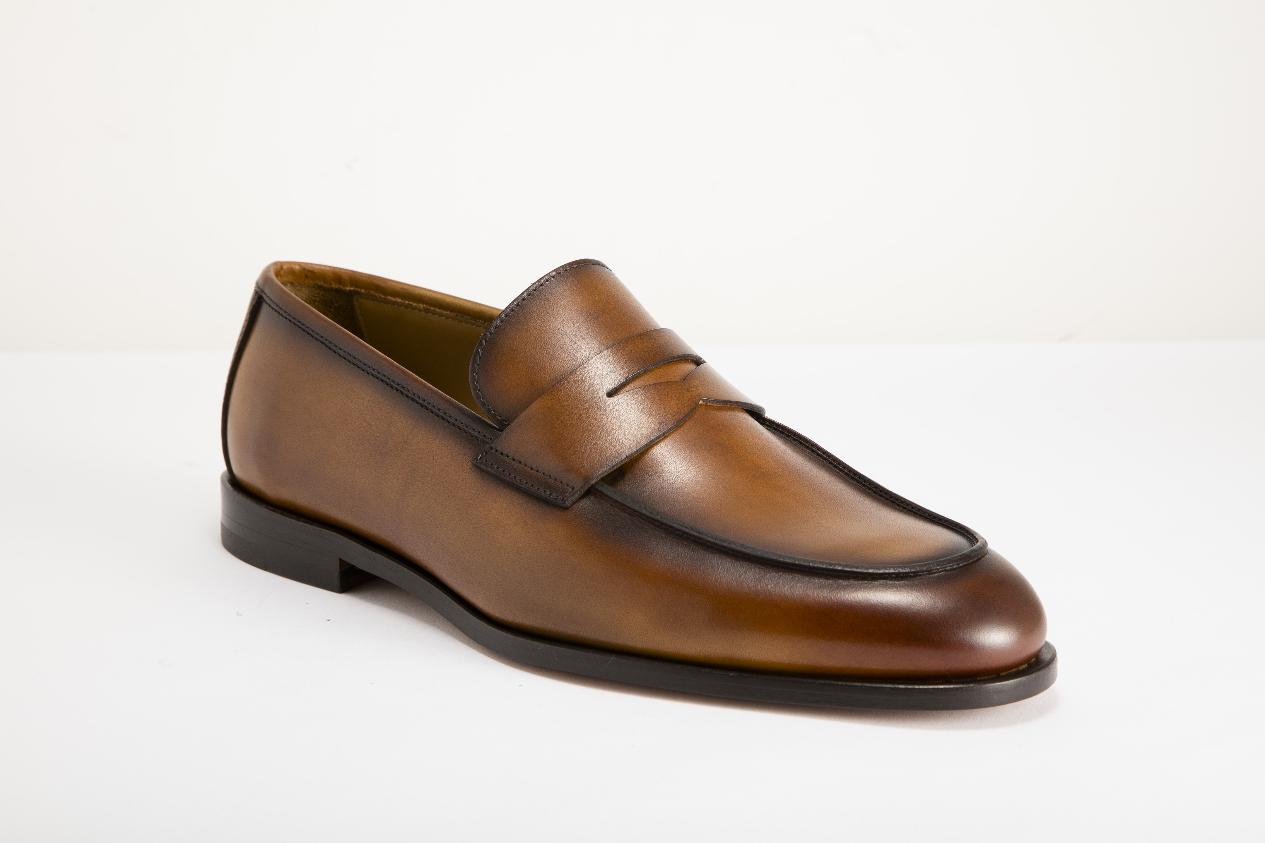 Mario Fagni - 男裝便士樂福鞋 3065 GINO AERO TABACCO-BR