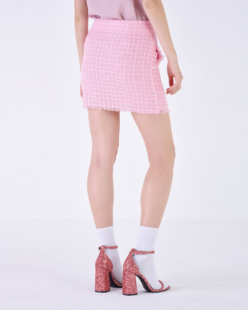 【Silvian Heach】小香風氣質短裙