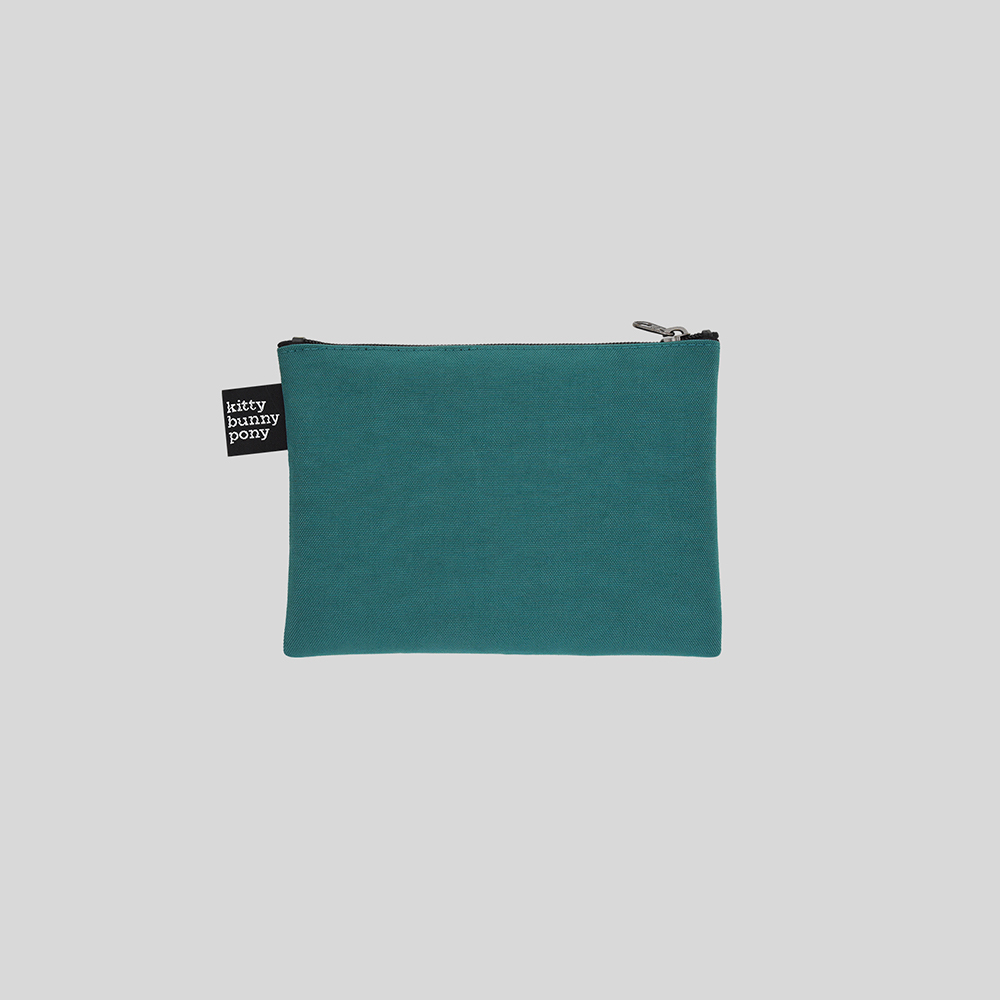 kitty bunny pony 刺繡小包-晚安企鵝