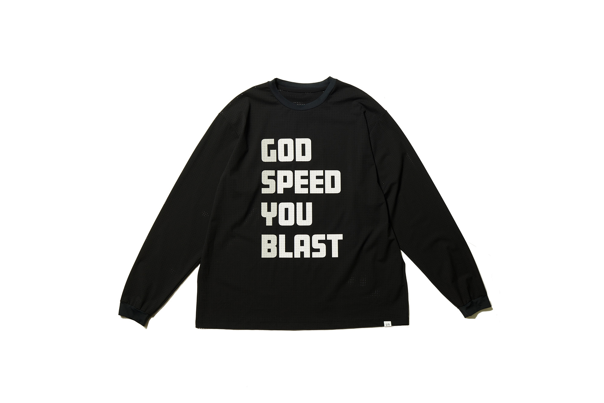 GSYB GS DRY DOT MESH TEE L/S GS2501-C02 BLACK