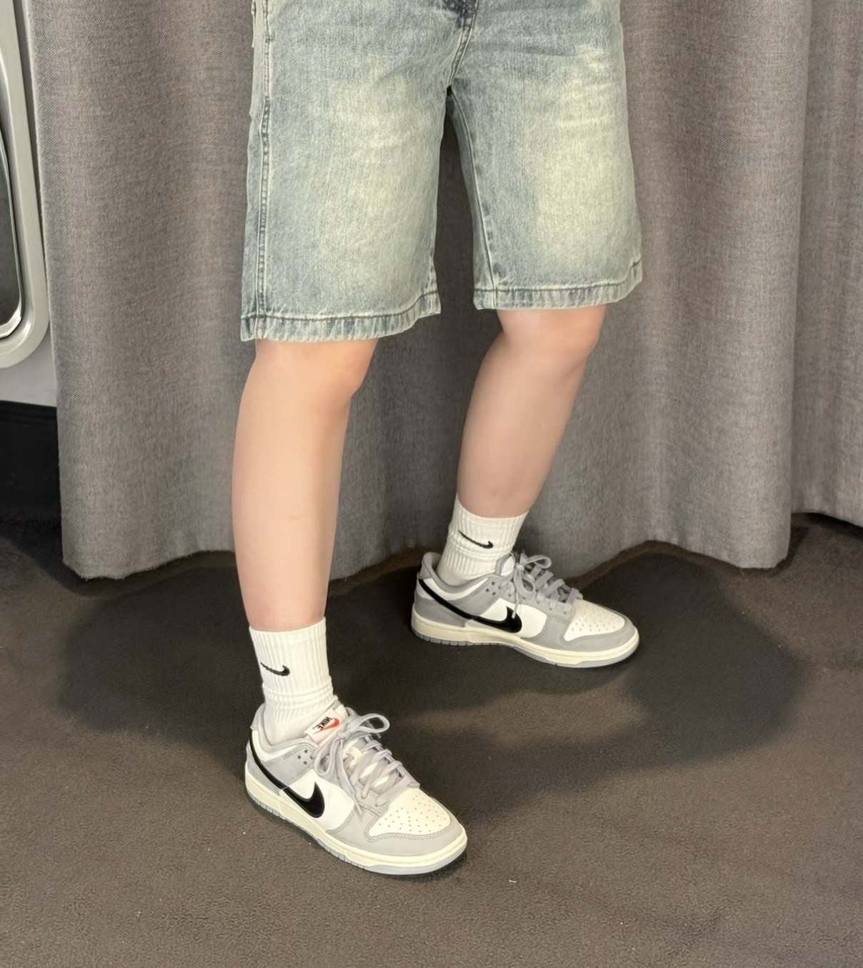 預購 NIKE DUNK LOW 煙灰黑勾