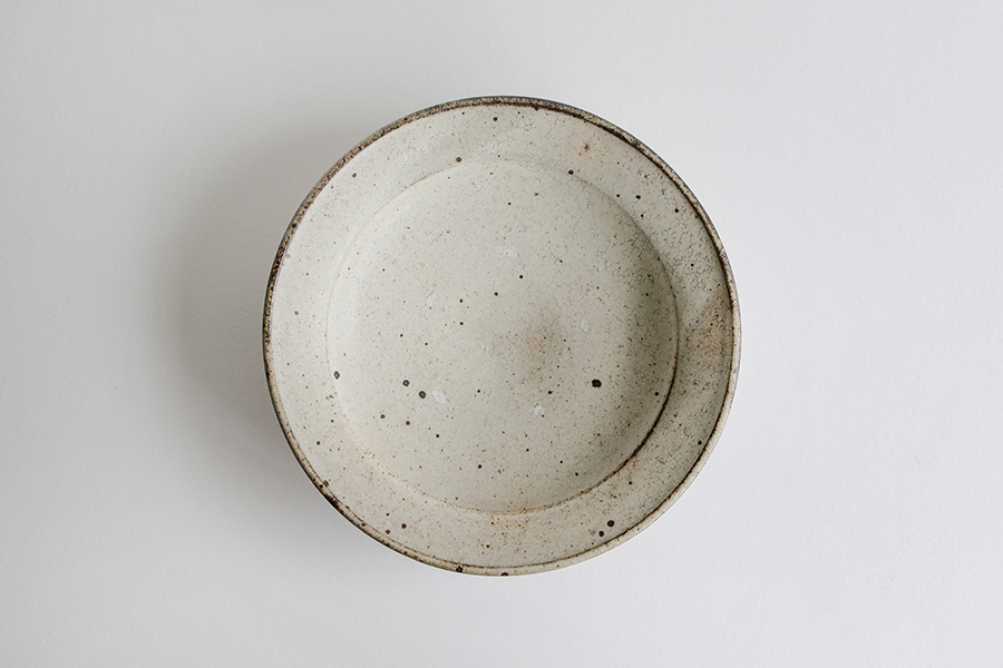 山田隆太郎 - 粉引8寸邊皿