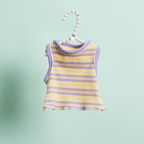 Louisdog 陽光條紋無袖背心