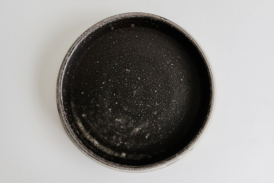 山田隆太郎 - 粉引9寸台皿