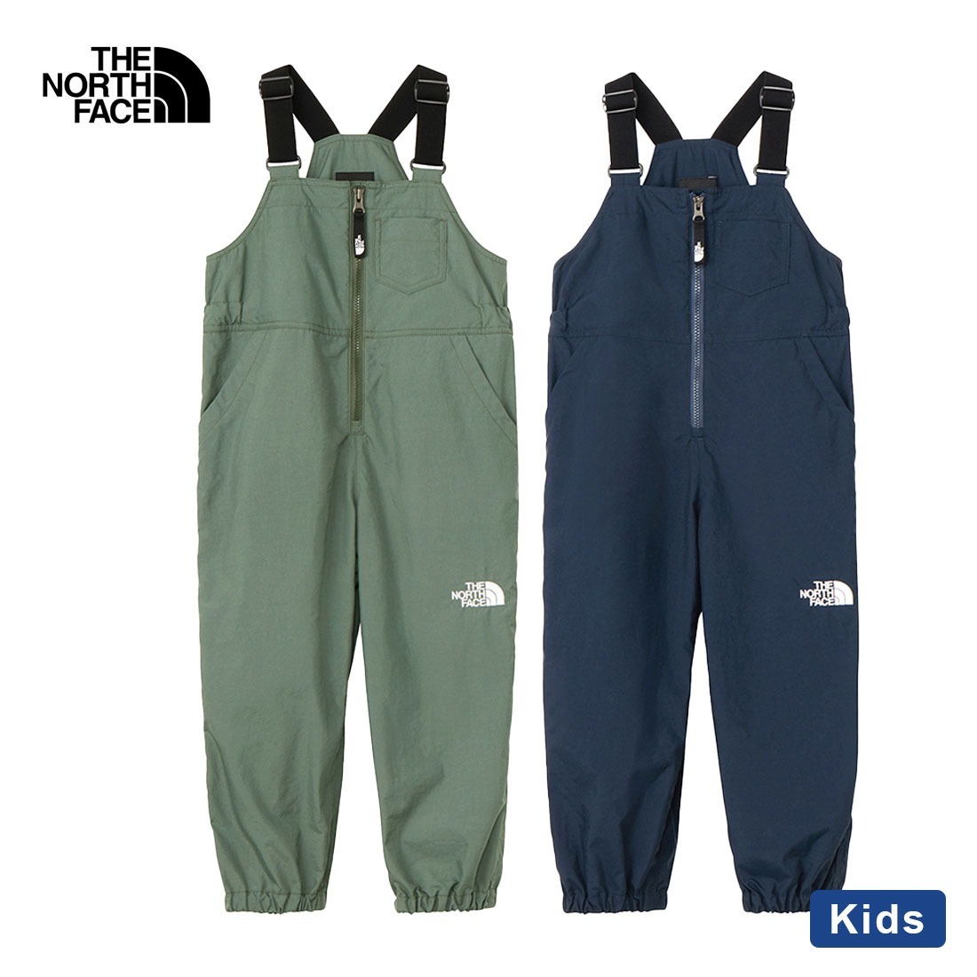 預購┃日本 兒童 THE NORTH FACE T FIELD BIB 防潑水 吊帶褲