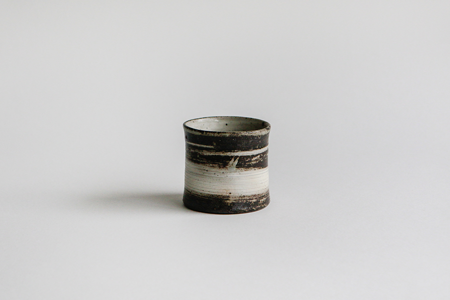 山田隆太郎 - 刷毛目筒湯吞