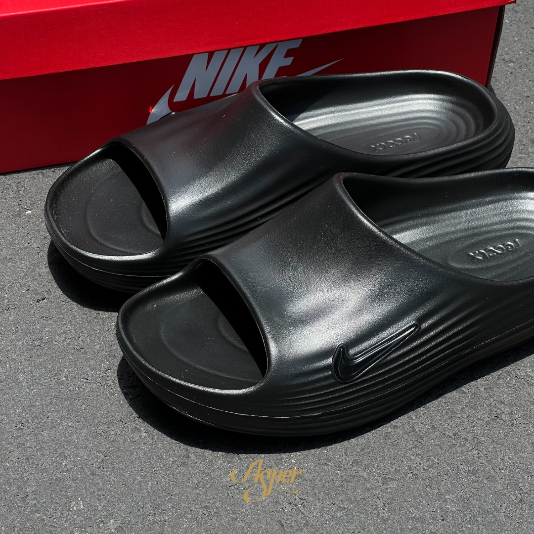 Nike ReactX Rejuven8 全黑 拖鞋 HV4479-001