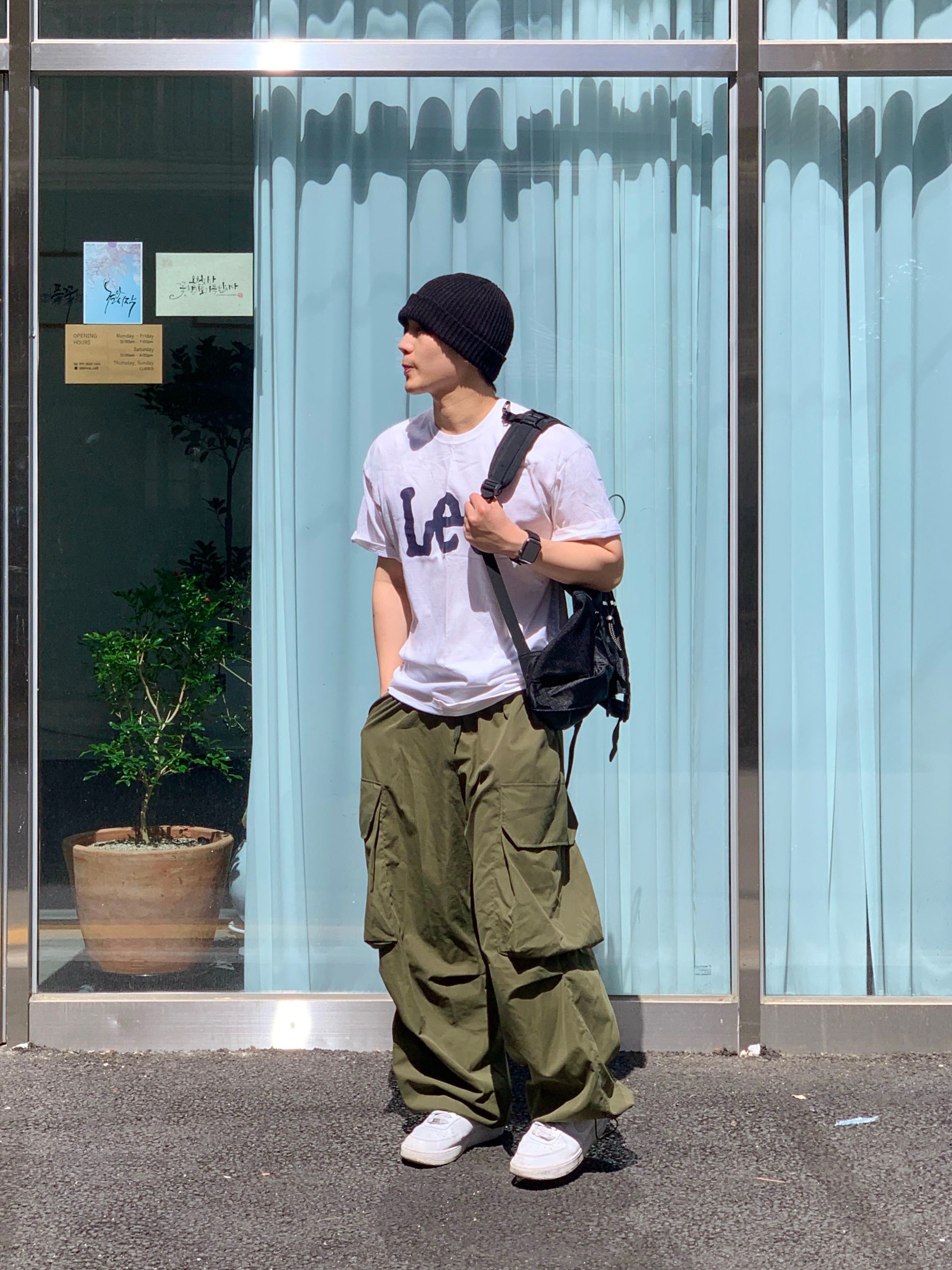 【零碼】LEE 經典大LOGO 短袖上衣 白色 LE2101ST01