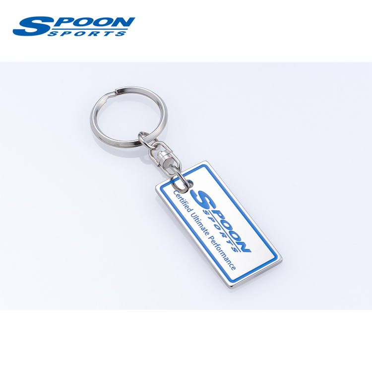 SPOON SPORTS 金屬銘牌鑰匙圈