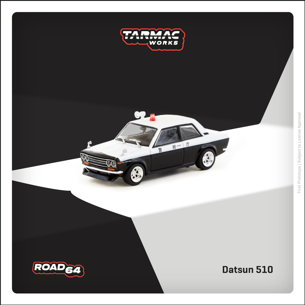 Tarmac Works Datsun 510 Police Car