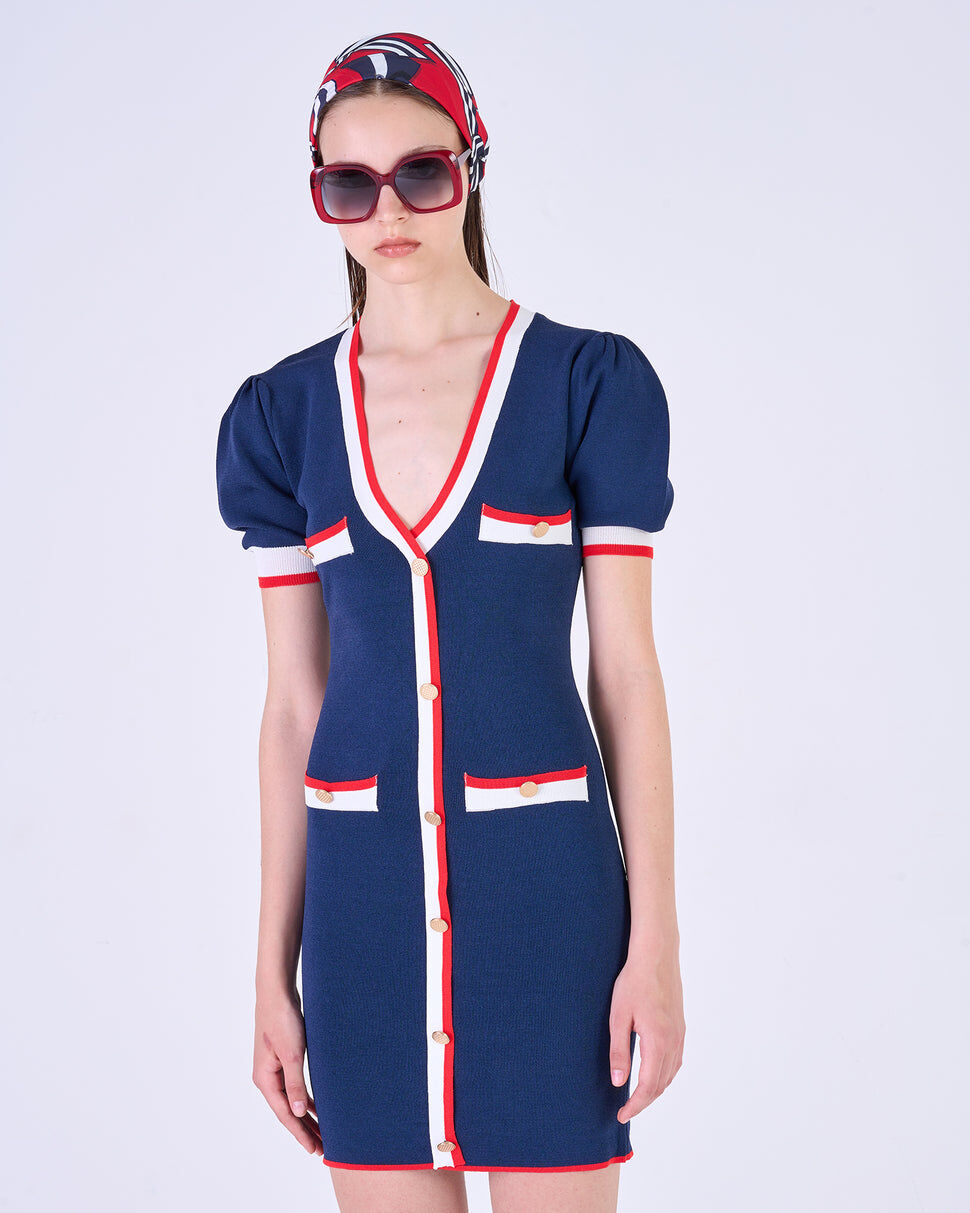 【Silvian Heach】海洋小香風洋裝