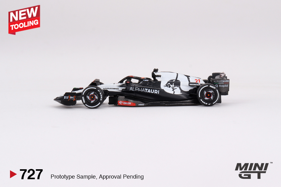 Mini GT 1/64 AlphaTauri AT04 #21 Nyck de Vries 2023 F1 2023 Australian GP