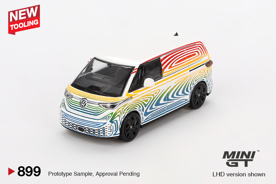 Mini GT 1/64 Volkswagen ID. Buzz Prototype "Rainbow" 右軚版