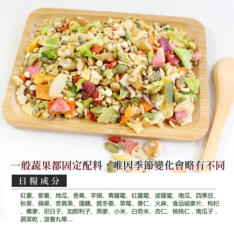 伊達利亞 中小型 無殼/無瓜子/蔬菜/水果 營養日糧 波力嚴選無瓜子飼料 精緻飼料 波力鸚鵡玩具生活館