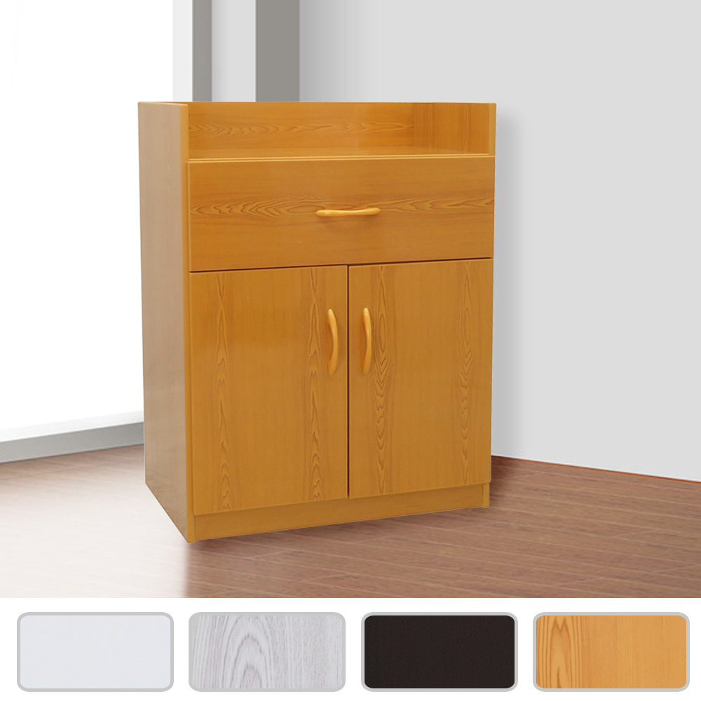 2.1尺二門一抽防水塑鋼多功能收納櫃/置物櫃(四色可選)