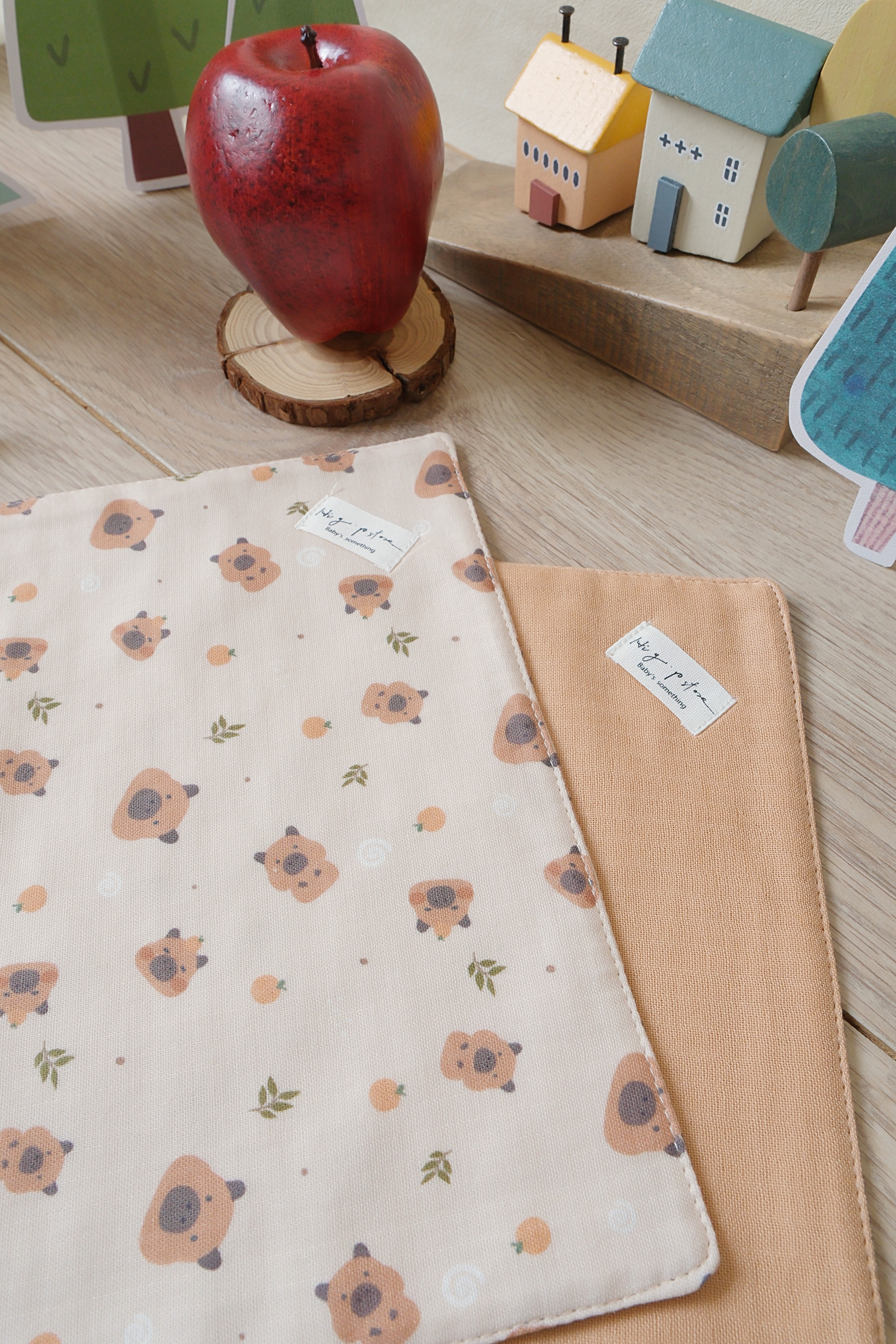 Hi Y.P store-手作六層紗紗布巾-獨家設計款-卡皮巴拉(2件組)