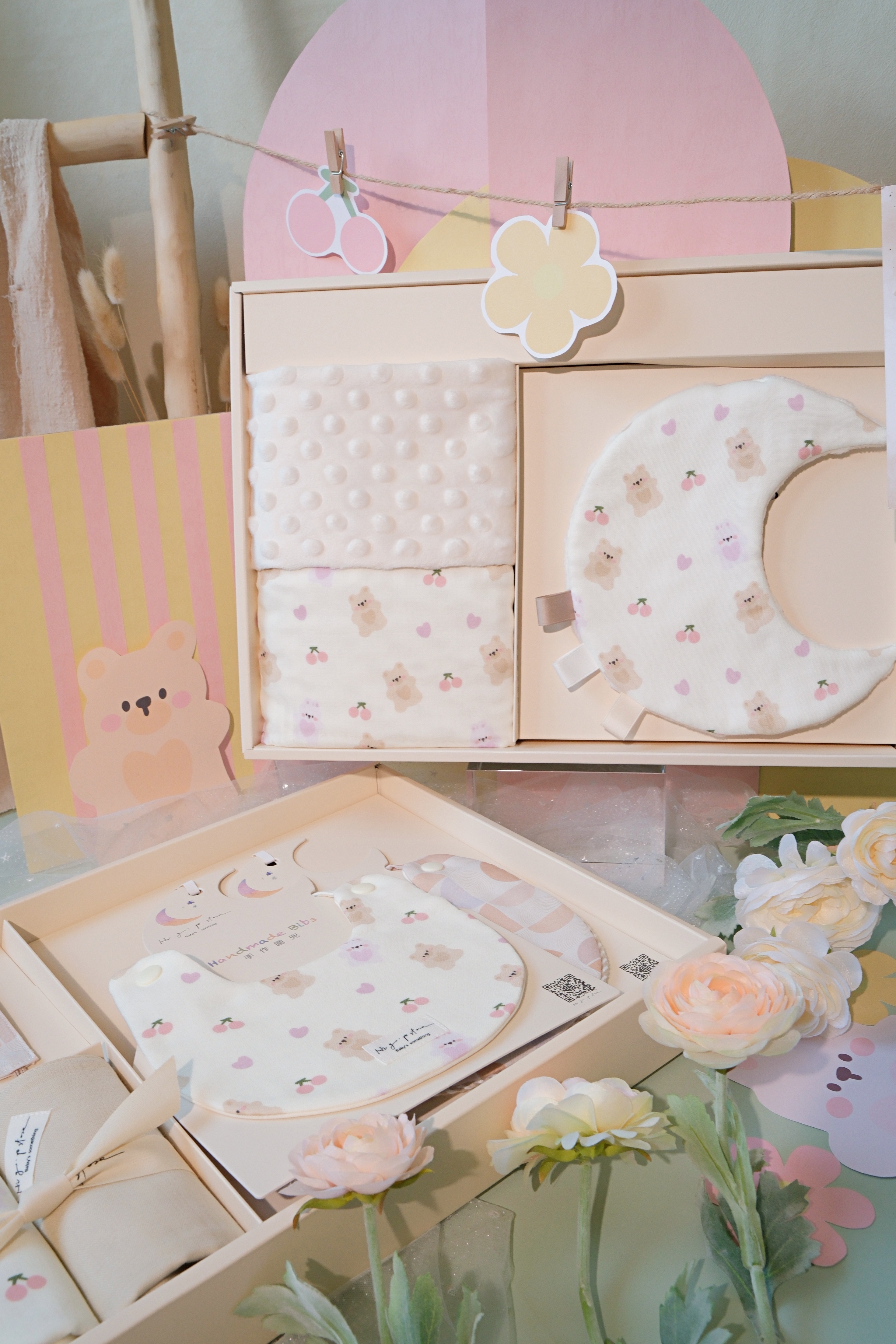 Hi Y.P store-彌月禮盒新生推薦組-獨家設計-軟糖熊兔