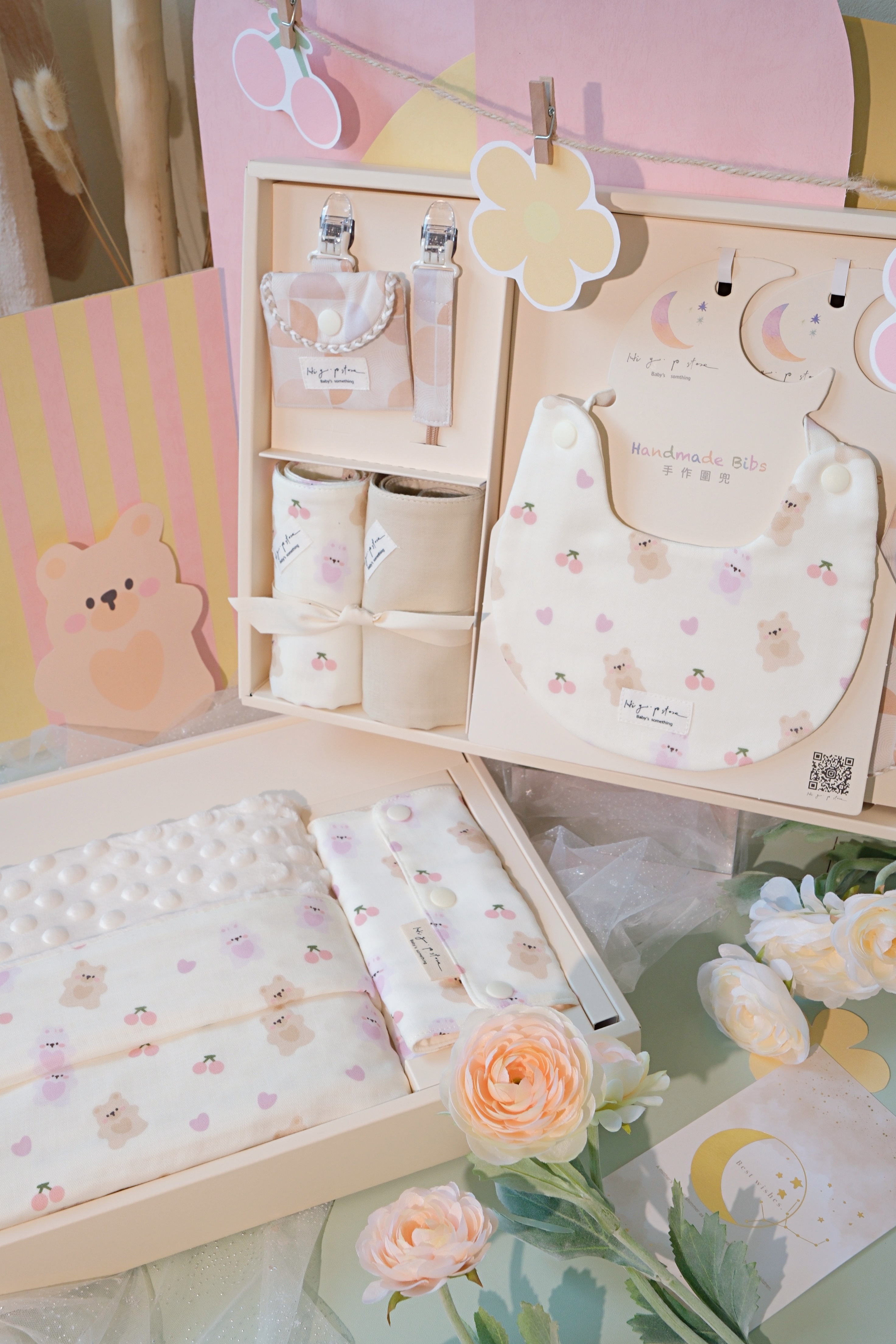 Hi Y.P store-彌月禮盒收涎推薦組-獨家設計-軟糖熊兔