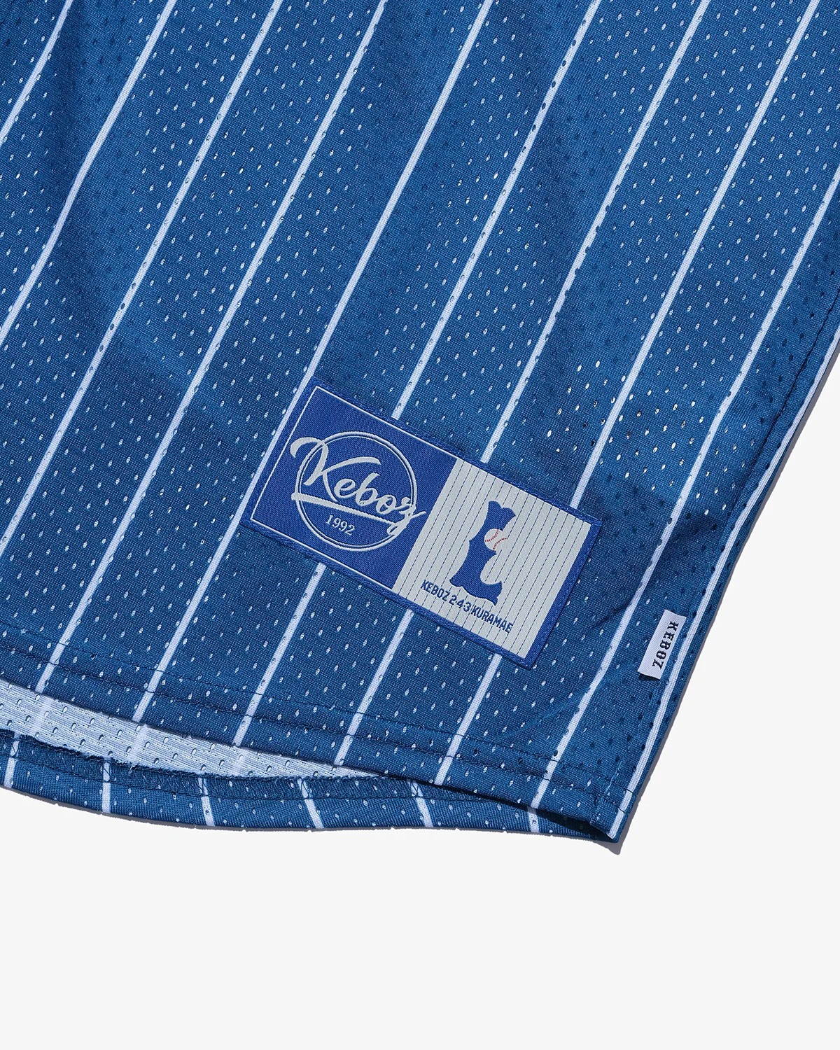 KEBOZ MESH STRIPE BASEBALL JERSEY