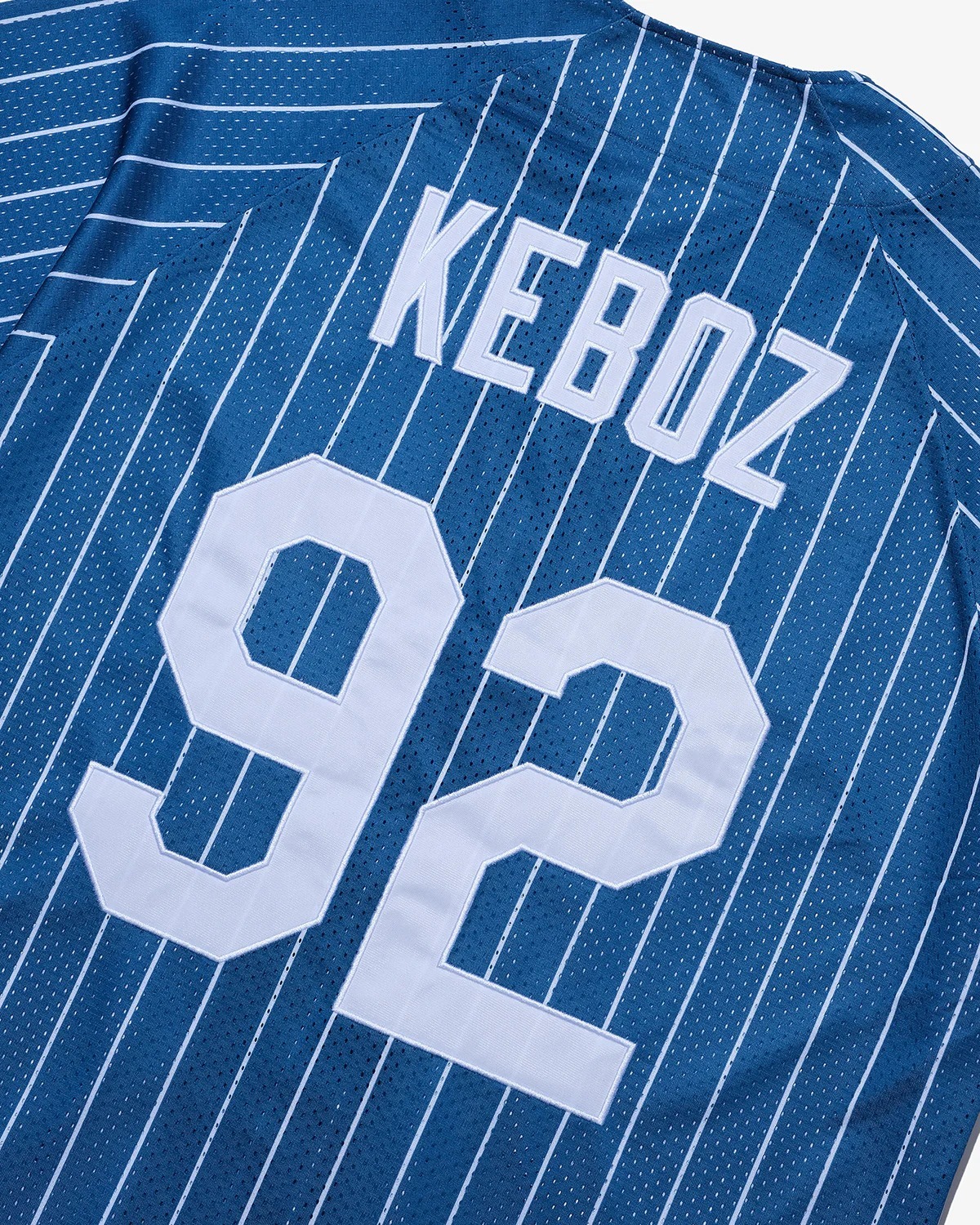 KEBOZ MESH STRIPE BASEBALL JERSEY