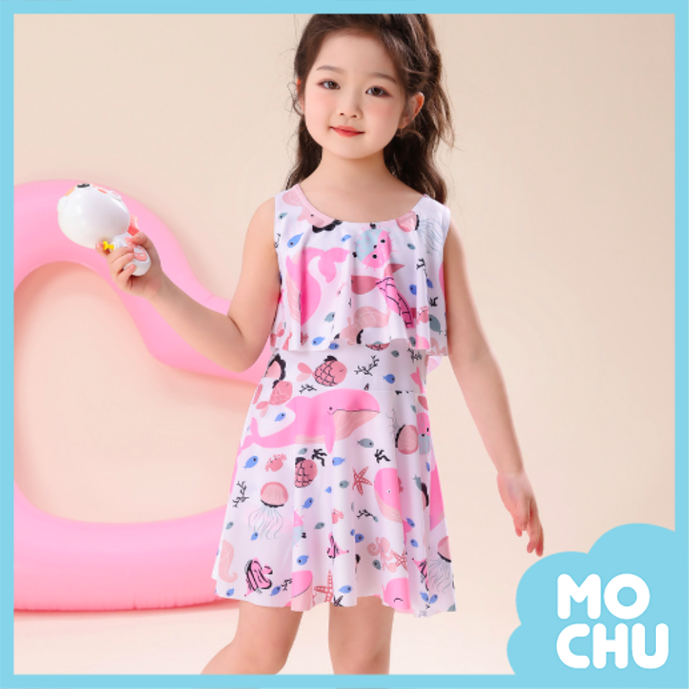 鯨魚世界兩件式泳裝套裝(二色)