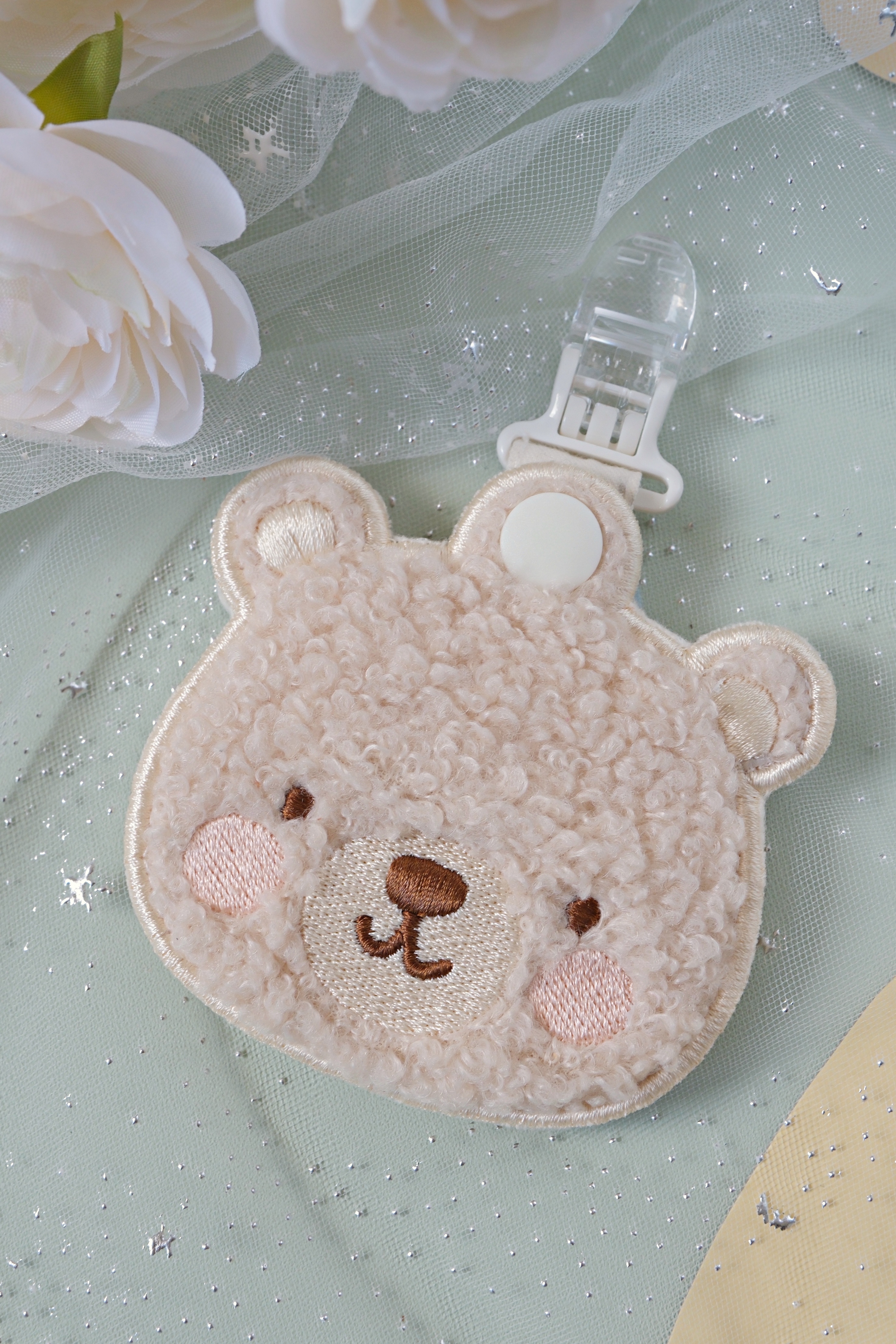 Hi Y.P store-刺繡平安符袋-獨家設計-派對熊同款