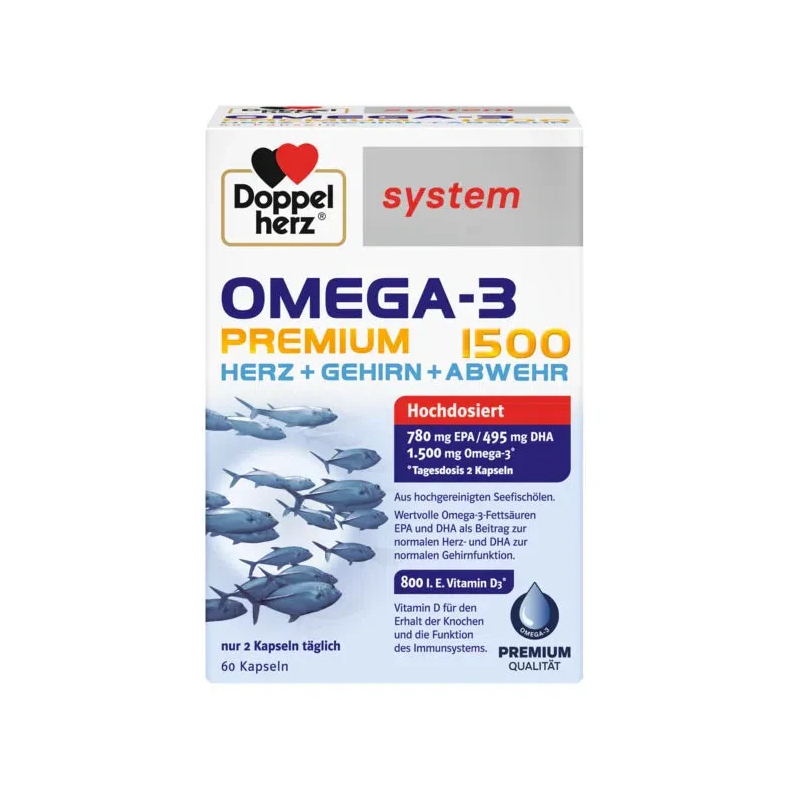 Doppelherz Omega-3 Premium 1500 60's
