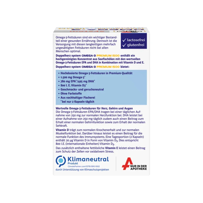 Doppelherz Omega-3 Premium 1500 60's