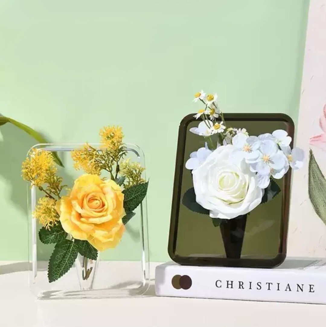 簡約風創意相框花瓶