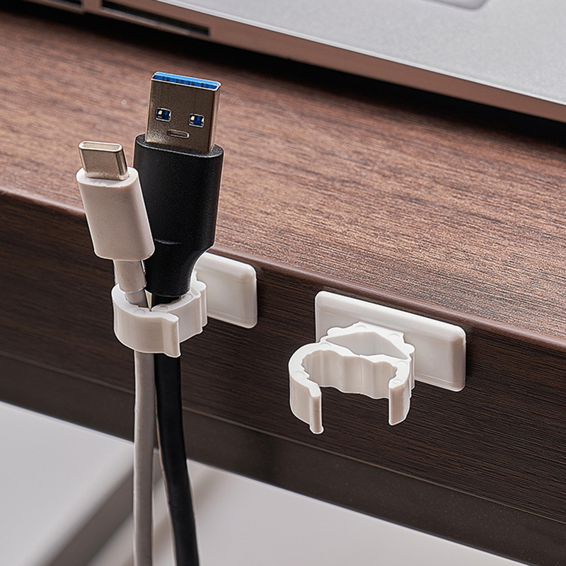 KM - 大黏式電線夾 塑膠易開合佈線固定器排線卡 (4個裝)(KM系列) A0230