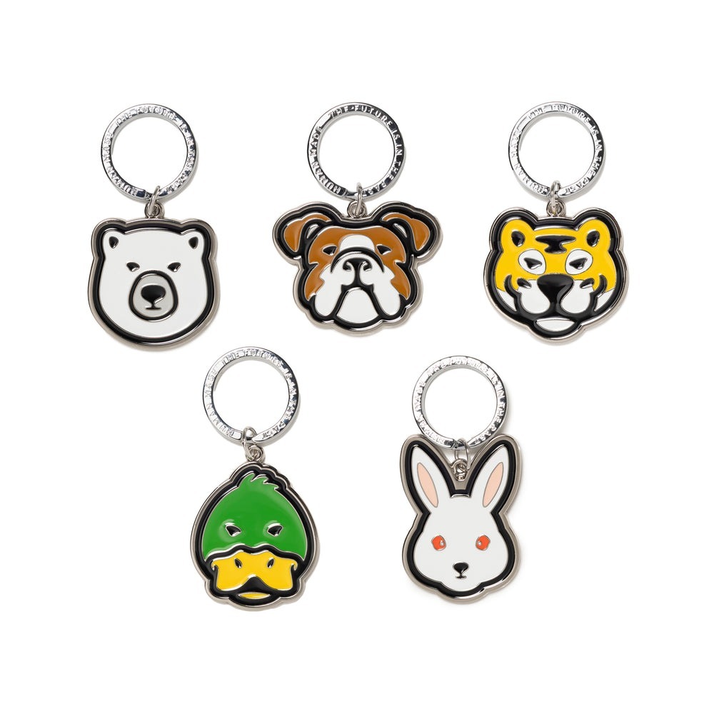 2025SS HUMAN MADE ANIMAL HEAD KEYRING 金屬 動物 鑰匙圈 北極熊 老虎 兔子 狗狗 鴨子 5款 現貨