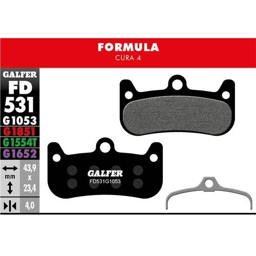 Galfer 剎車皮 FD531 (Formula CURA 4 用)