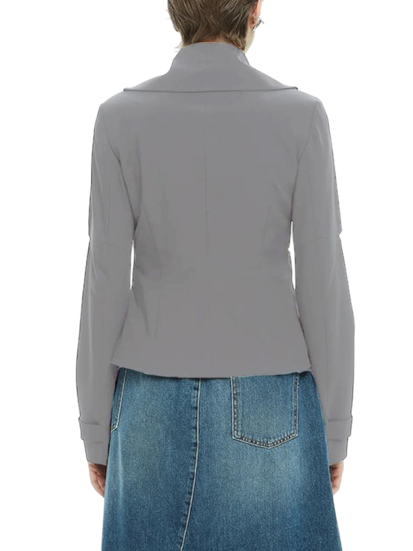 IXOS 切割不對稱造型外套(灰)