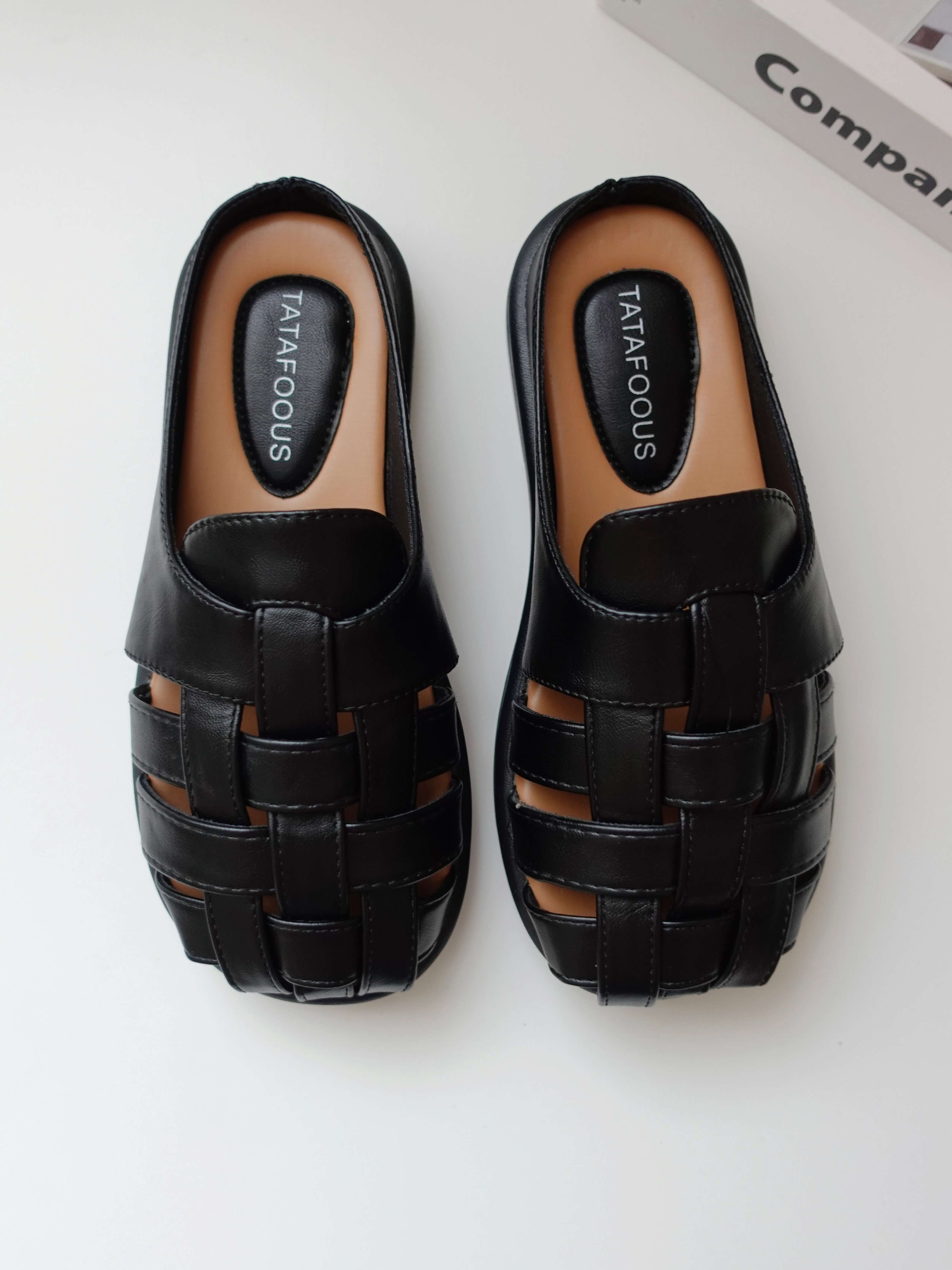 Shannen Woven Sandals Black - SH080BLK