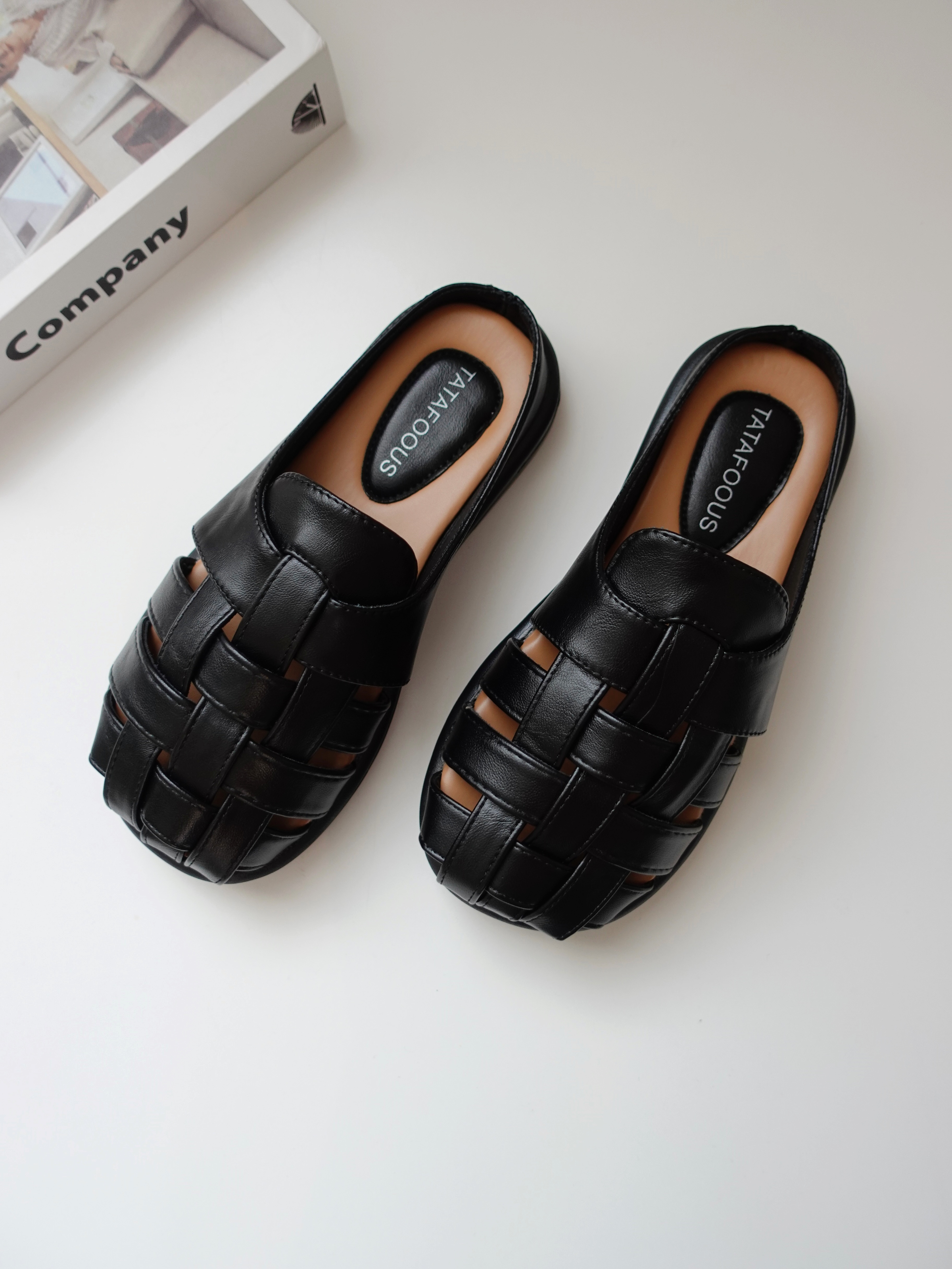 Shannen Woven Sandals Black - SH080BLK