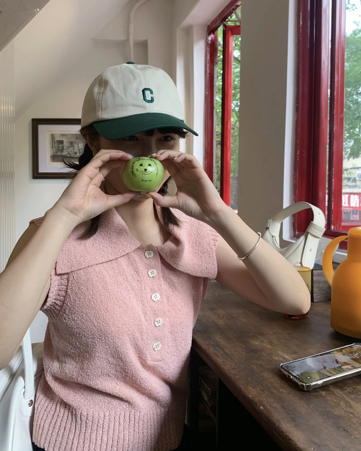 【現貨】COVERNAT 小C Logo Cap 韓國限定 復古 刺繡 老帽 棒球帽 鴨舌帽