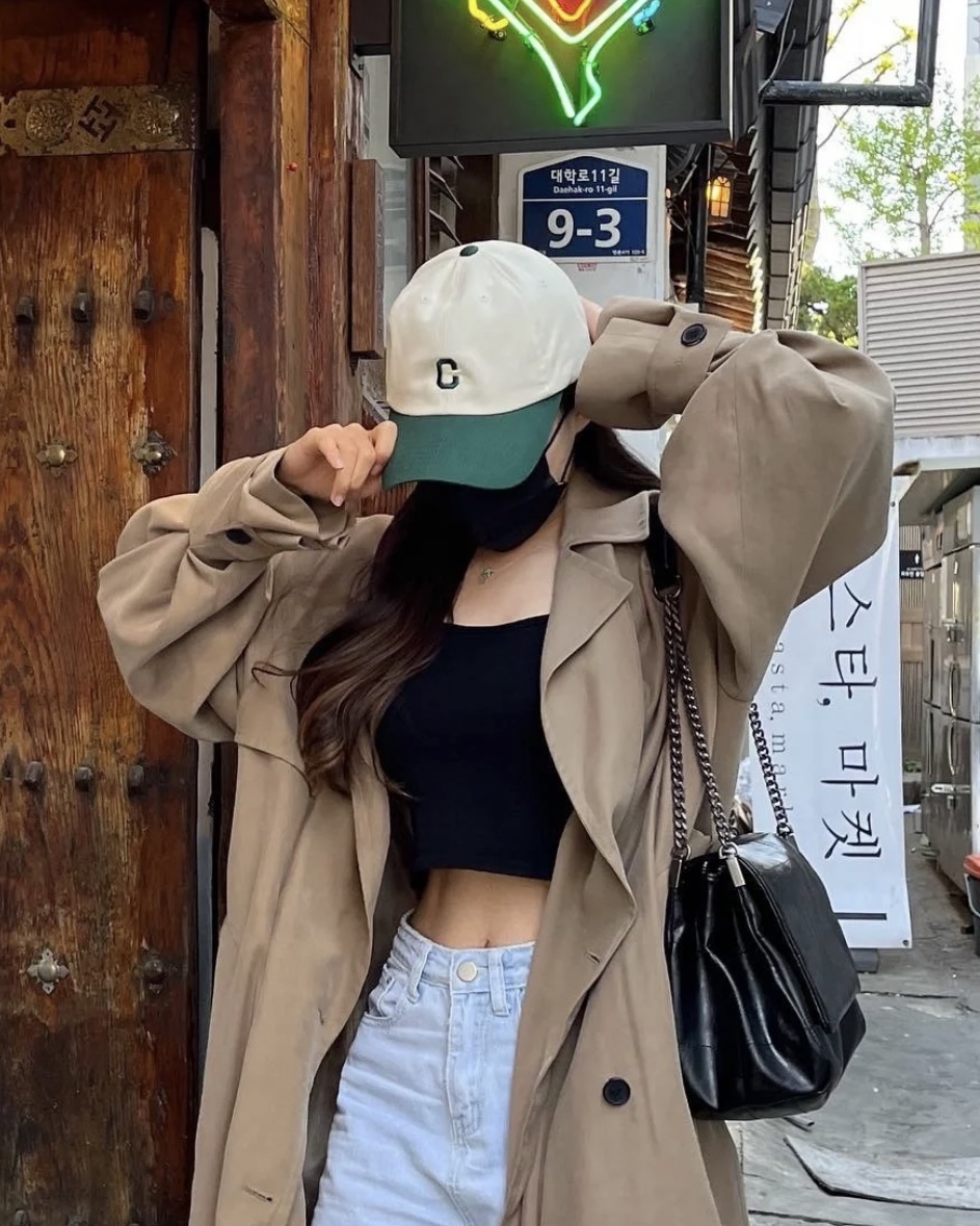 【現貨】COVERNAT 小C Logo Cap 韓國限定 復古 刺繡 老帽 棒球帽 鴨舌帽